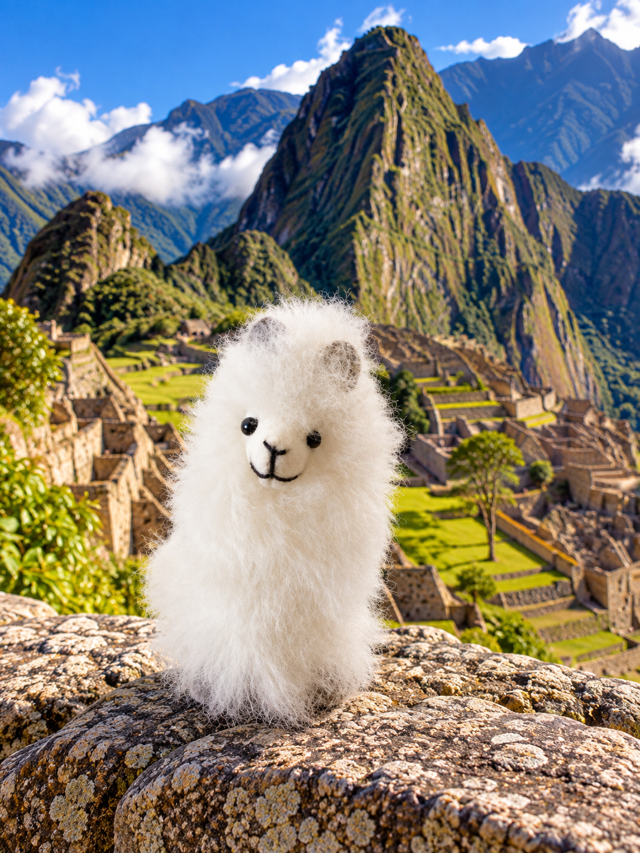 Mini Alpaca – Genuine Alpaca Fur - Style4 - Copy