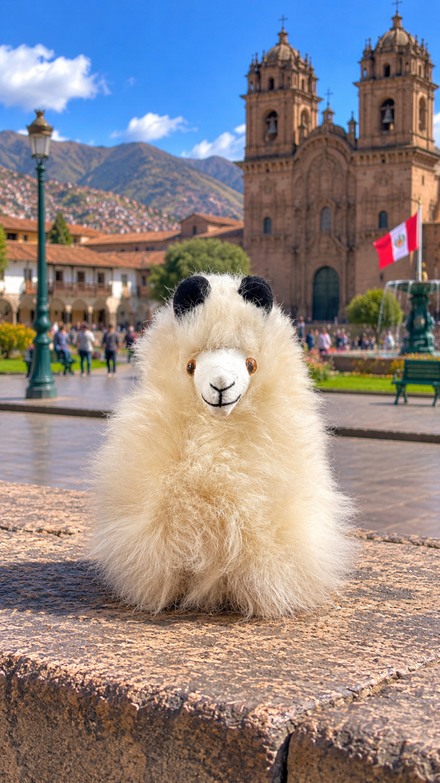 Mini Alpaca – Genuine Alpaca Fur - Pink - Copy - Copy