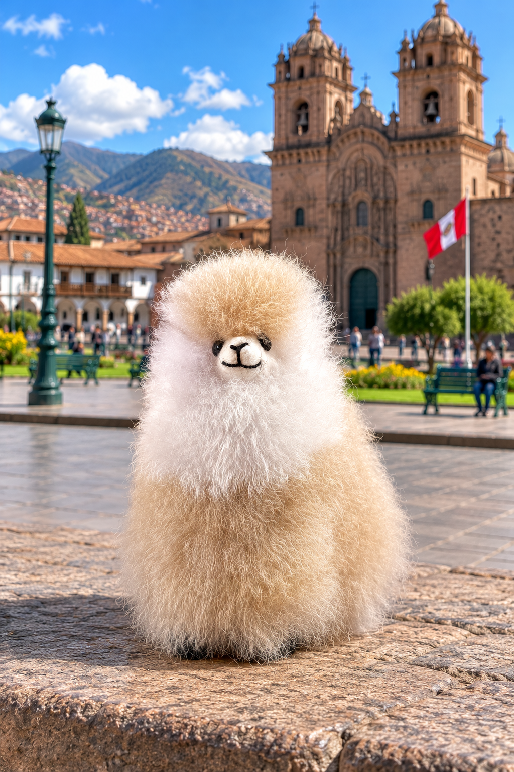 Mini Alpaca – Genuine Alpaca Fur - Style1