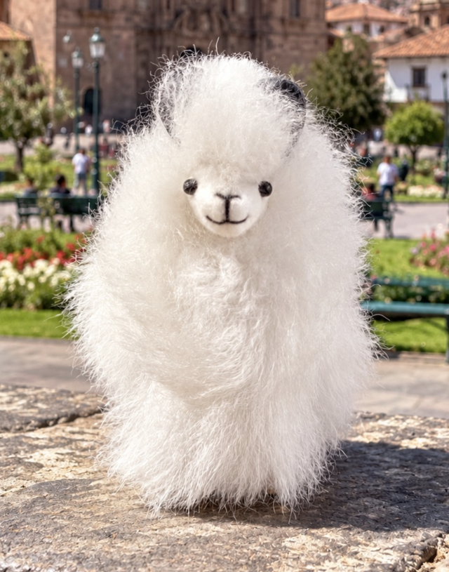 Mini Alpaca – Genuine Alpaca Fur - Style3 - Copy