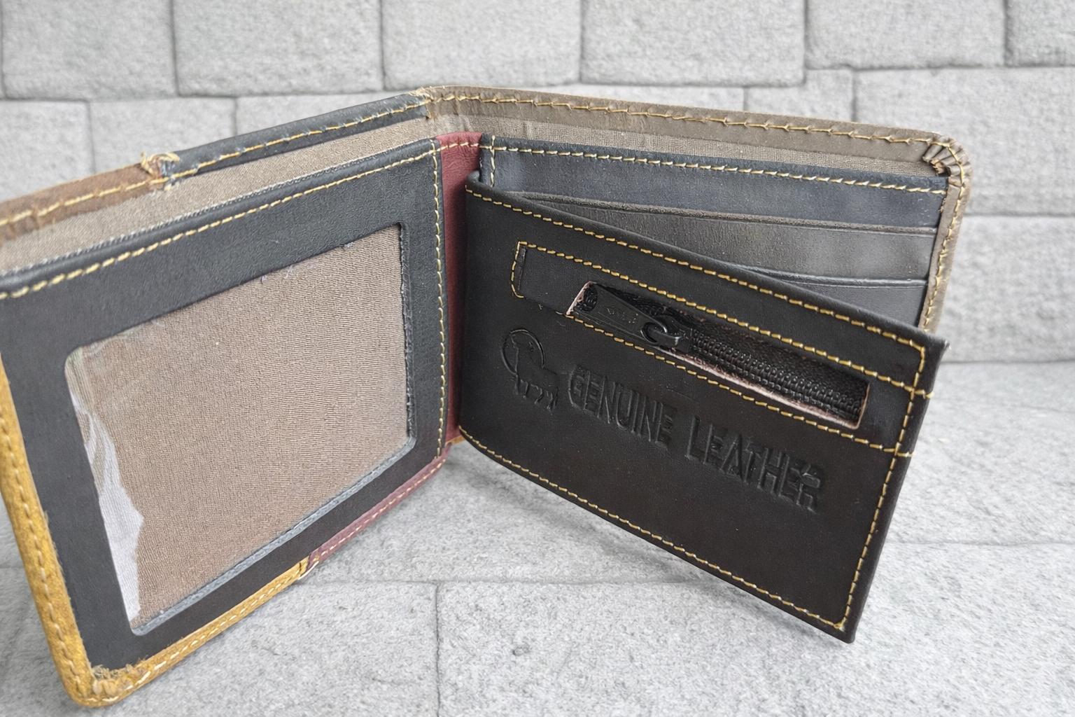 Mens Peruvian Leather Wallet - Andean Traditions