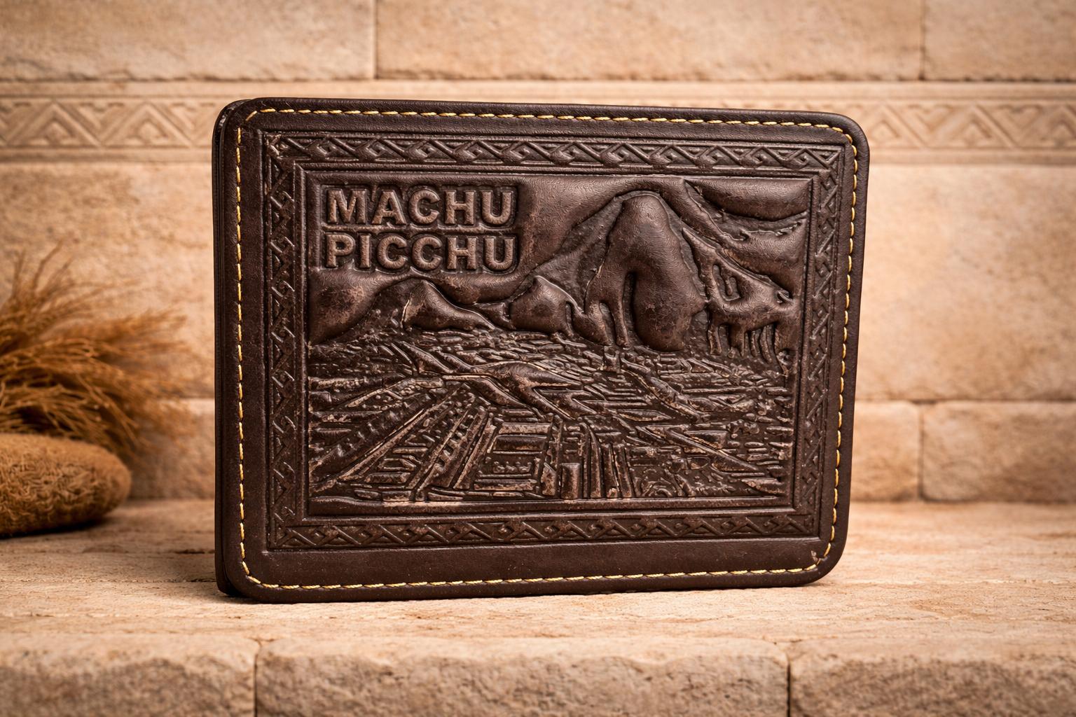 Mens Peruvian Leather Wallet - Andean Design