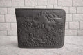 Mens Peruvian Leather Wallet - Cusco Heritage Design