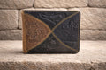 Mens Peruvian Leather Wallet - Machu Picchu